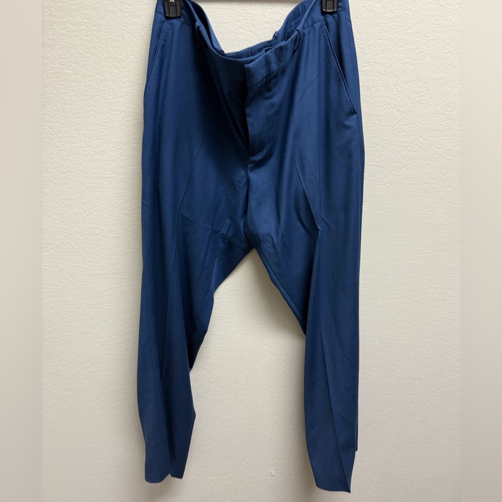 Perry Ellis Slim Fit Navy Dress Pants